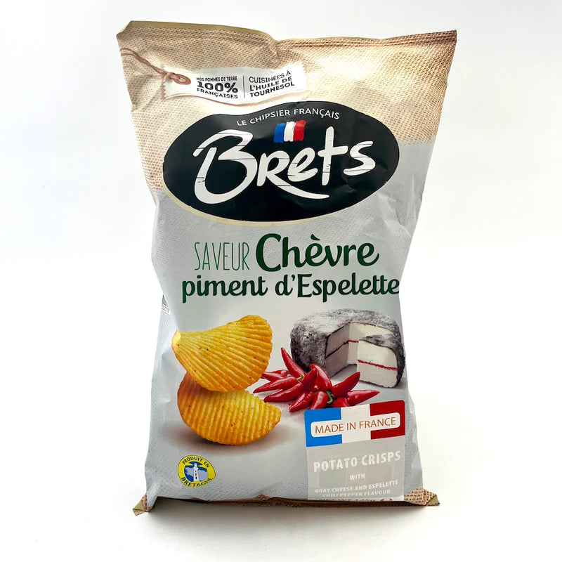 Brets Goat Cheese & Espelette Chili Flavored Potato Chips, 4.4 oz ...