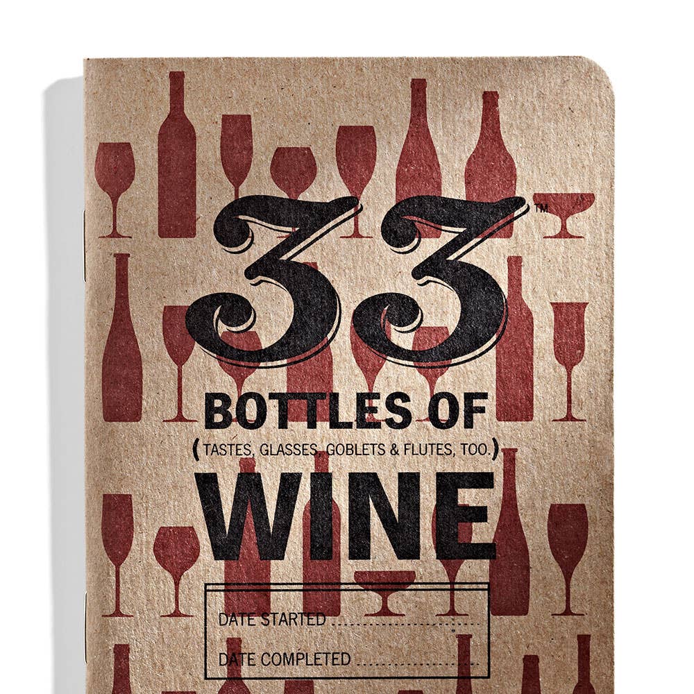 33 Bottles Of Wine Tasting Notebook – Aji